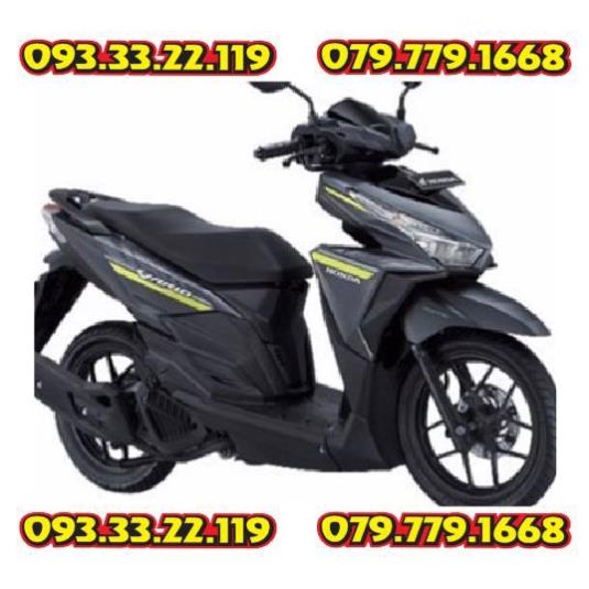 Tem rời vario 150 2017 dán xe xám đen nhám