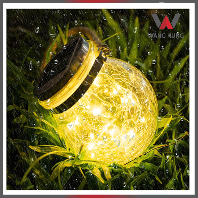 Đèn LED ngoài trời lọ thủy tinh ánh sao cầu nguyện Cát Thái P21-05, 30 bóng LED chất lượng cao siêu sáng, sạc pin bằng năng lượng mặt trời, không tốn tiền điện, chống nước, tự động tắt/mở