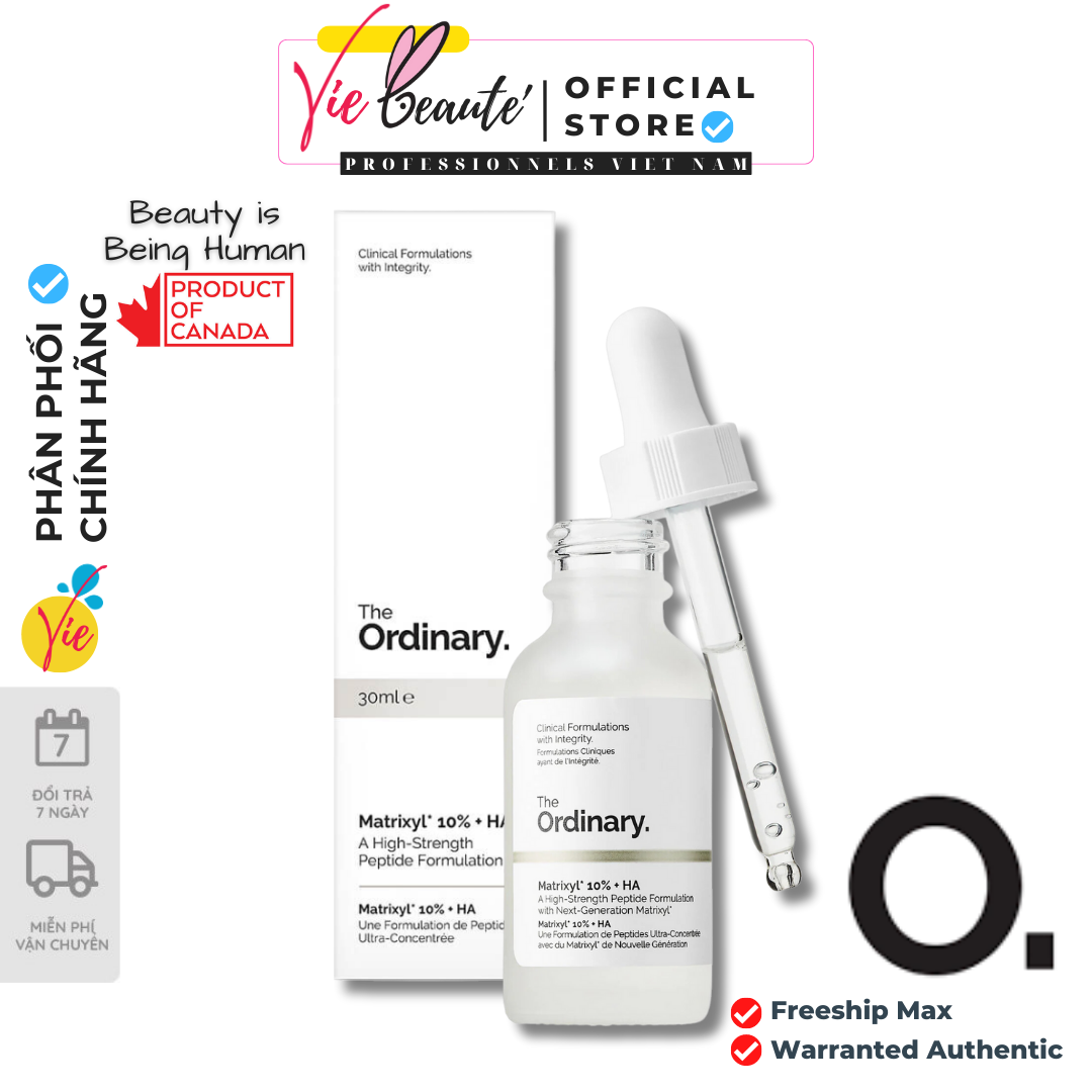 The Ordinary Matrixyl 10% + HA - Tinh chất chống lão hóa ngăn ngừa nếp nhăn The Ordinary