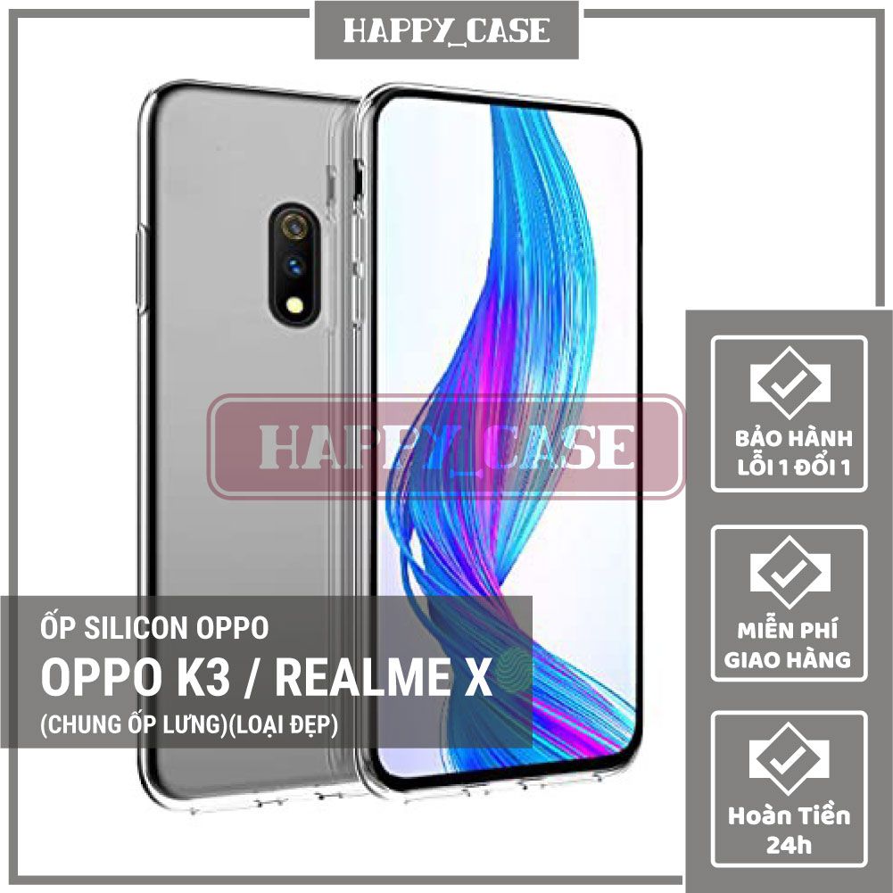 Ốp Lưng Điện Thoại Oppo K3 / Realme X Thin Transparent Silicon