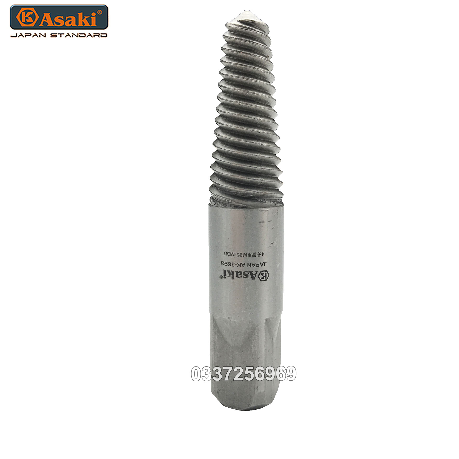 Mũi taro lấy bulong gãy m25-m35 asaki nhật bản ak-3693 hàng chính hãng