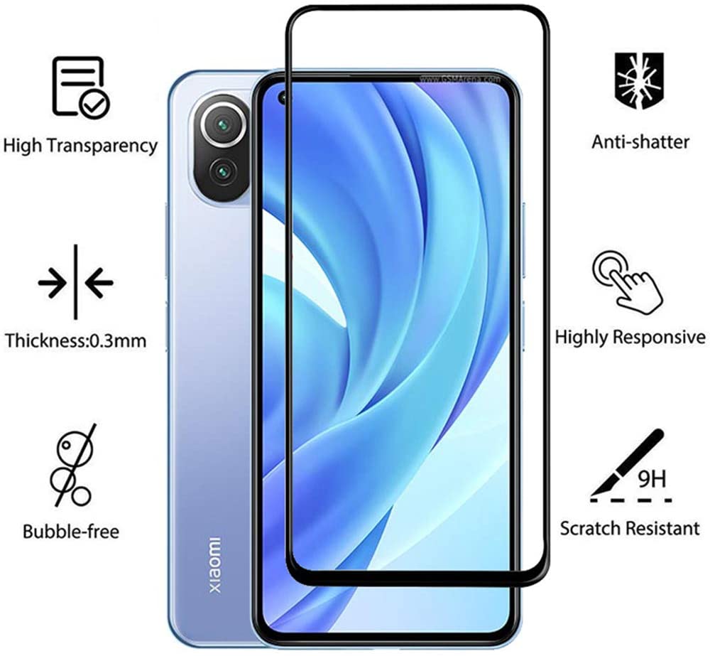 Kính cường lực Xiaomi Mi 11 Lite 5G / 4G (Full Màn, Full Keo)