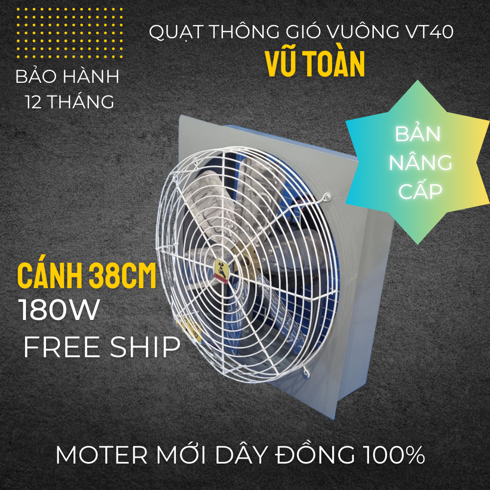 Quạt thông gió 2 mặt lưới 400x400/ 500x500