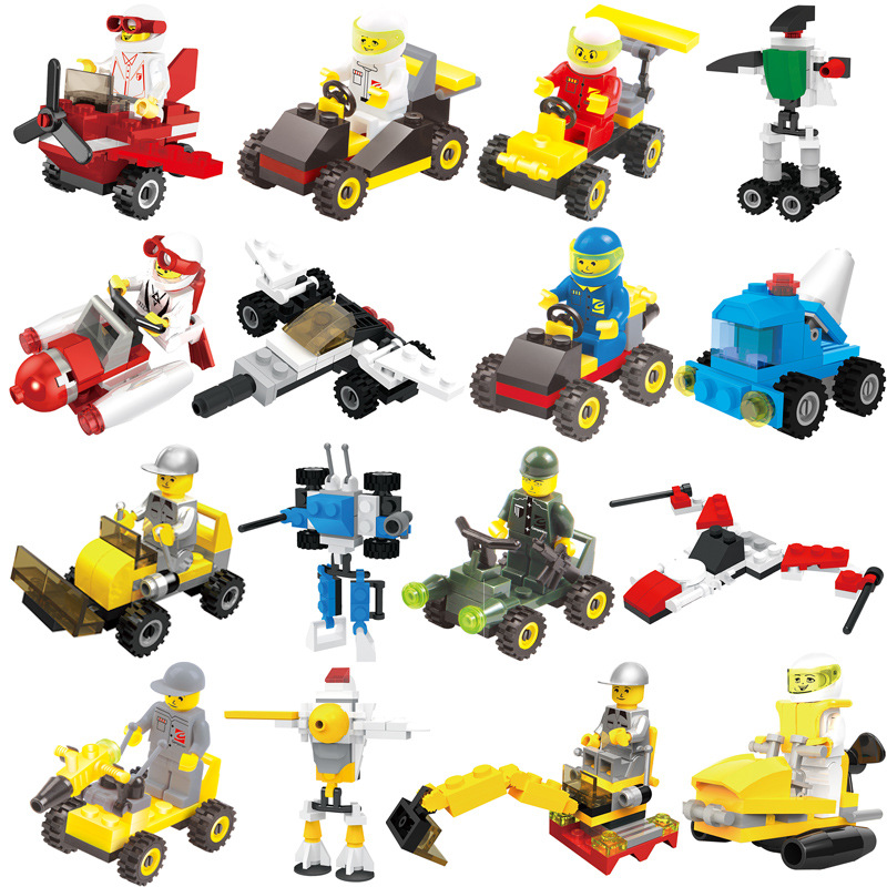 Đồ chơi lắp ghép lego mini các loại xe
