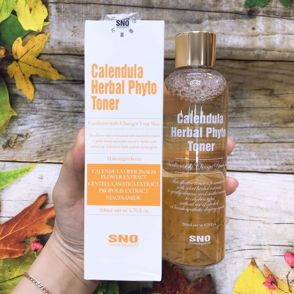 Toner hoa cúc Sno Calendula Herbal Phyto nội địa Hàn