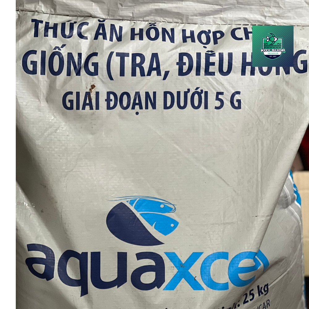 1 bao 25kg cám cá cargill 7404s 0,5mm viên nổi - thức ăn cá vàng, bảy màu, betta..