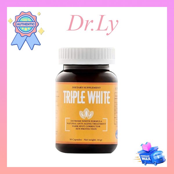 Viên uống trắng da, chống nắng triple white – level nâng cao của miracle