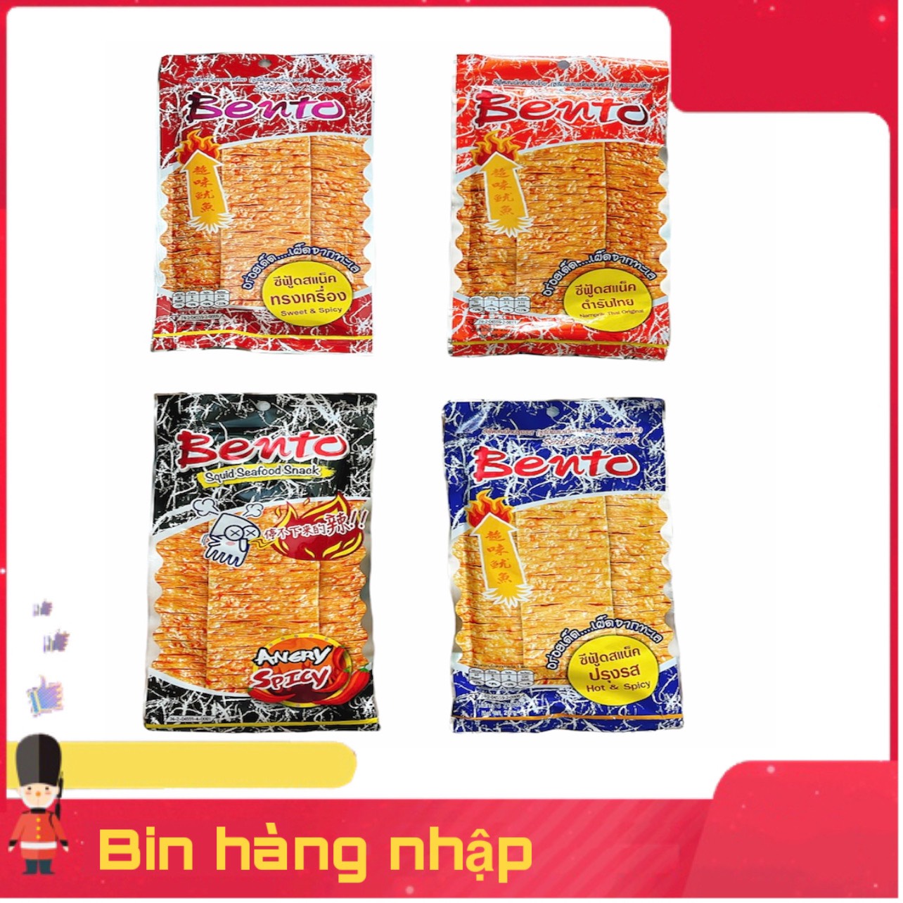 Mực bento thái lan 20g đủ màu