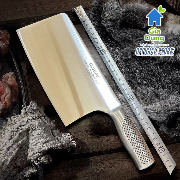 Dao chuyên chặt xương ống xương bò Nhật Bản Thép siêu cứng không gỉ