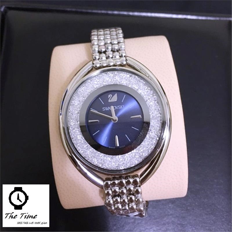 Đồng hồ nữ swarovski crystalline oval bracelet #5181 case 37×43mm. 3atm