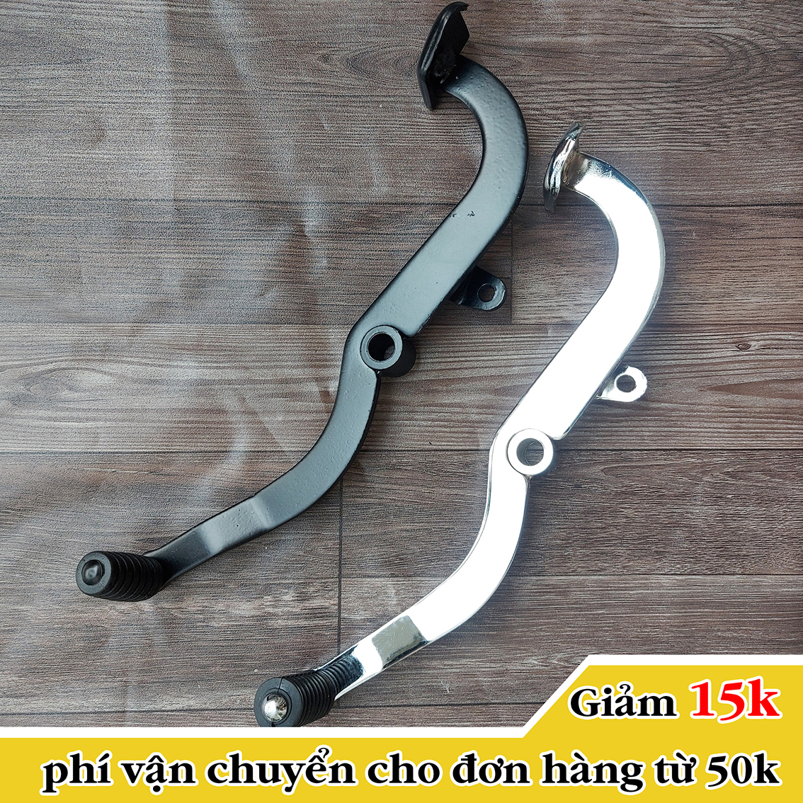 Cần số 2 chiều exciter 135 2011-2014 xi inox & sơn tĩnh điện