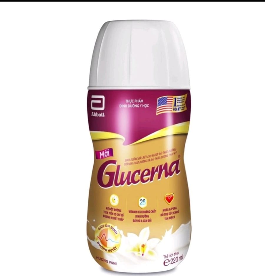 Thùng sữa Glucena nước màu tím  30 chai