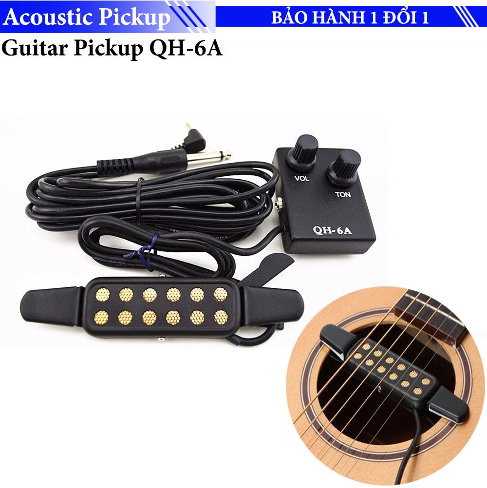 Acoustic guitar pickup qh-6a - bộ thu âm đàn guitar