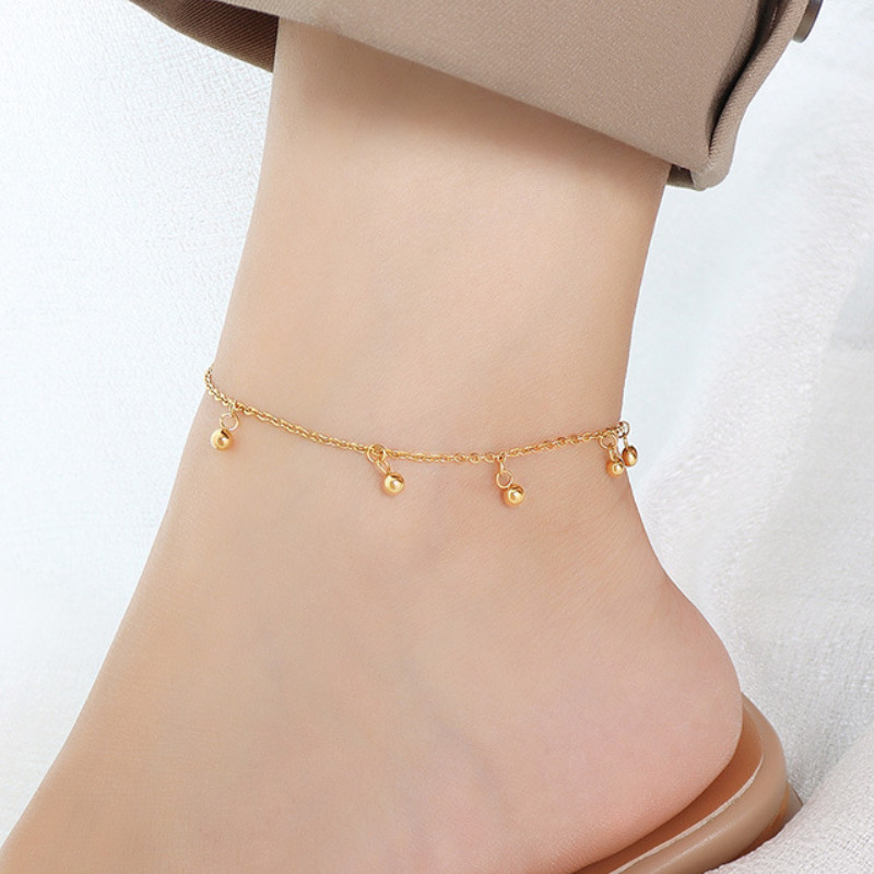 Lắc chân bi tua rua titan ko han rỉ tt 3984