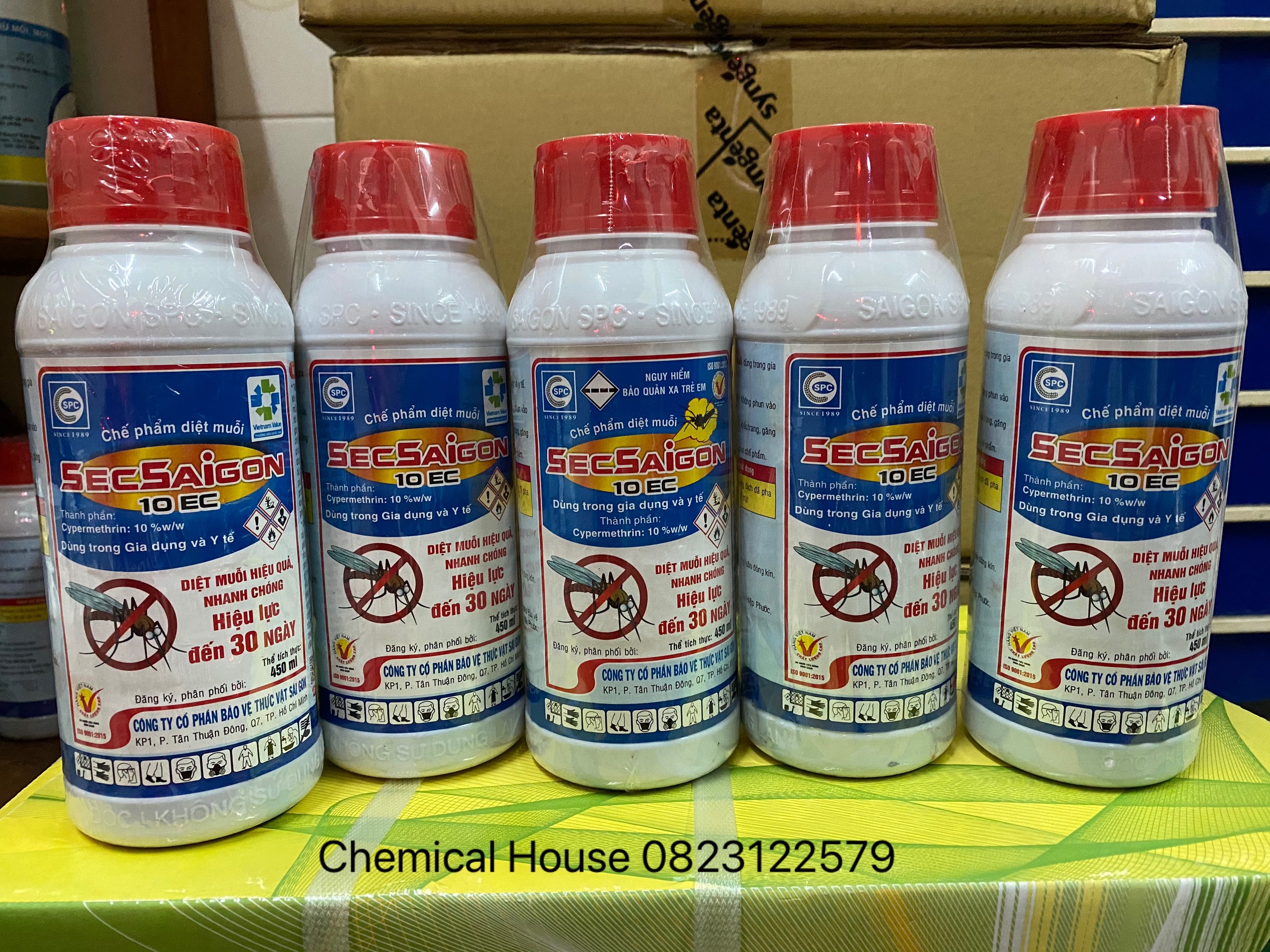 Thuốc trừ muỗi secsaigon 10ec 450ml hàng có sẵn