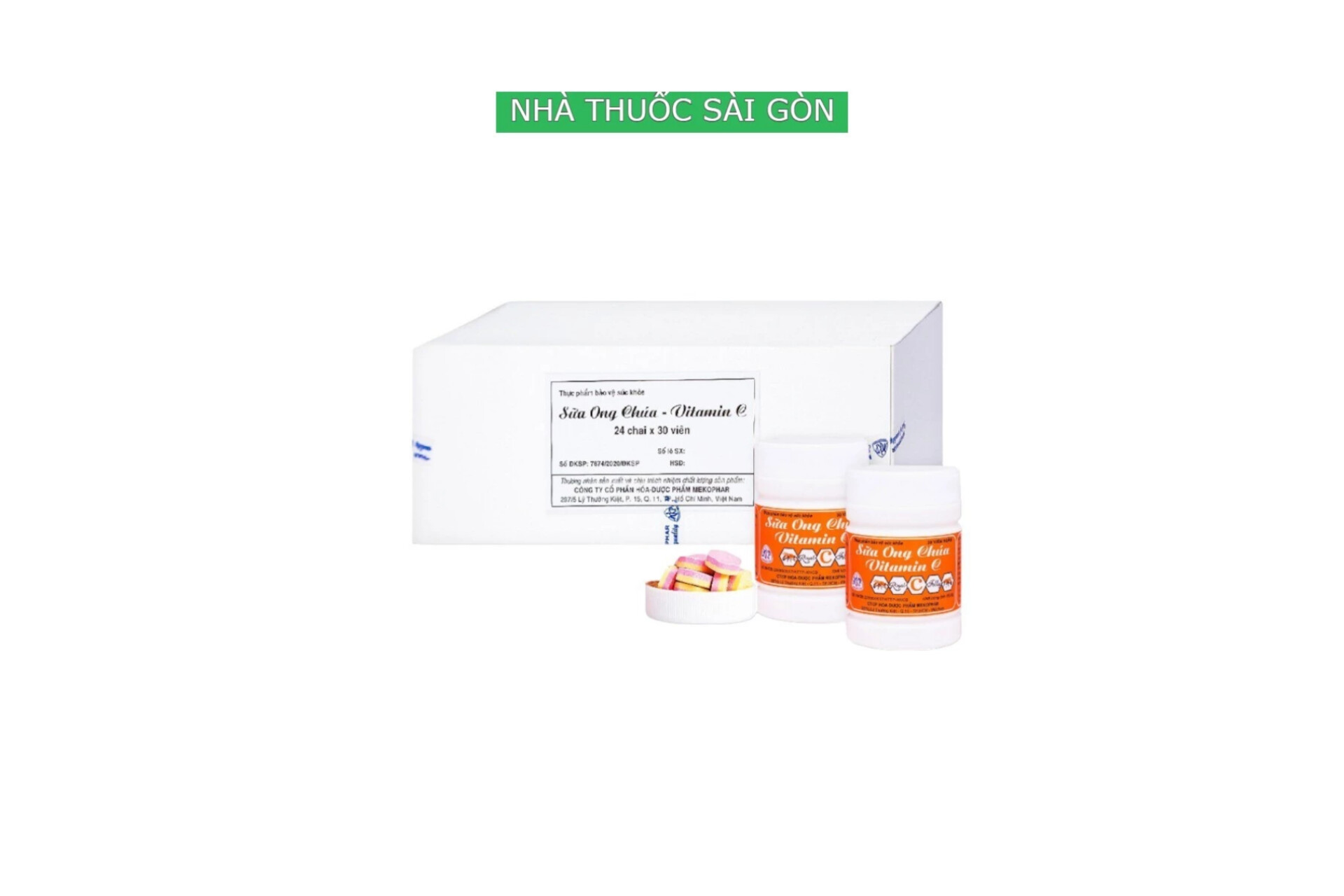 [Guaranteed genuine] mekophar royal jelly milk candy-increase resistance, skin beautifying 30 tablets