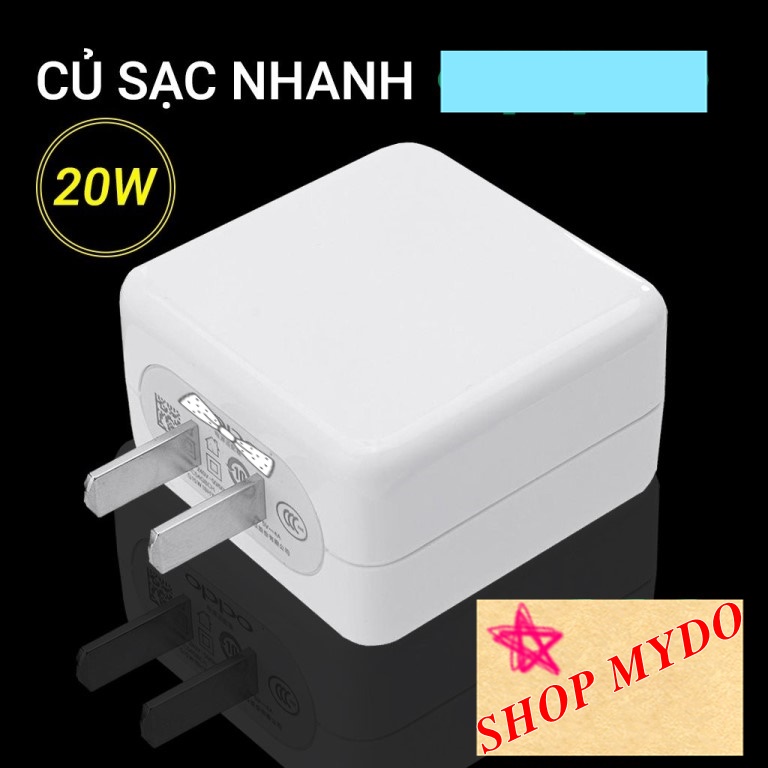 Củ Sạc Nhanh 4A 20W R11 VOOC Zin Hàng Nội Địa 2020 - AN TOÀN-SIÊU BỀN