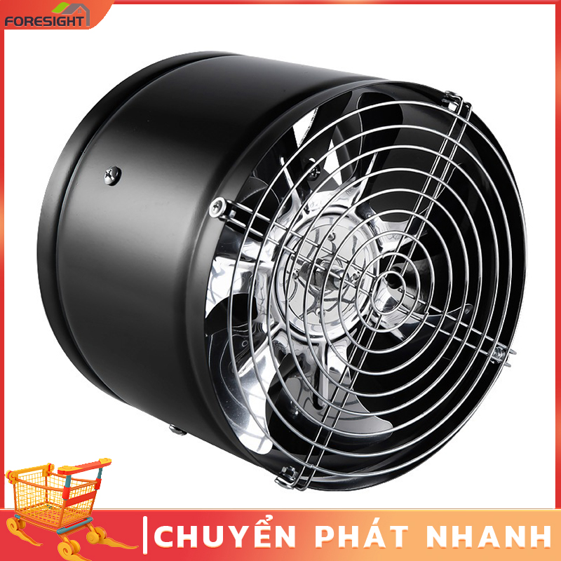 Quạt thông gió lắp đặt đường ống Quạt thông gió hút mùi 4 inch chất liệu thép Quạt hút nhà bếp quạt thông gió phòng tắm quạt hút công suất lớn