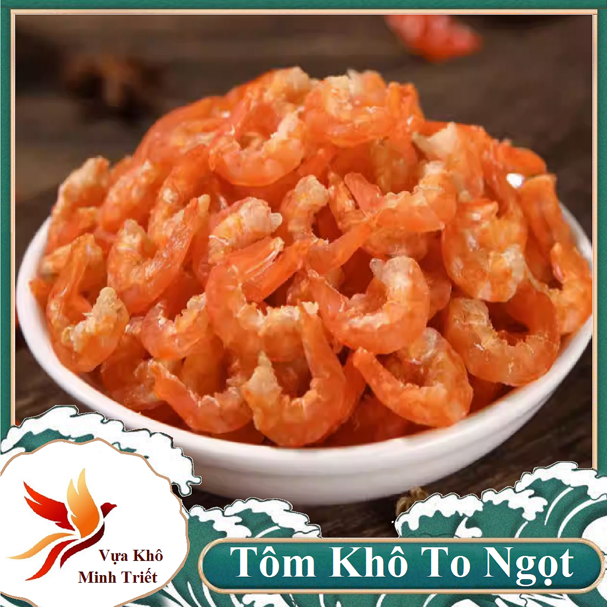 Tôm Khô Loại 1 -Đặc biệt tôm khô có thể ăn sống hoặc ăn cùng củ kiệu -Vựa Khô Minh Triết