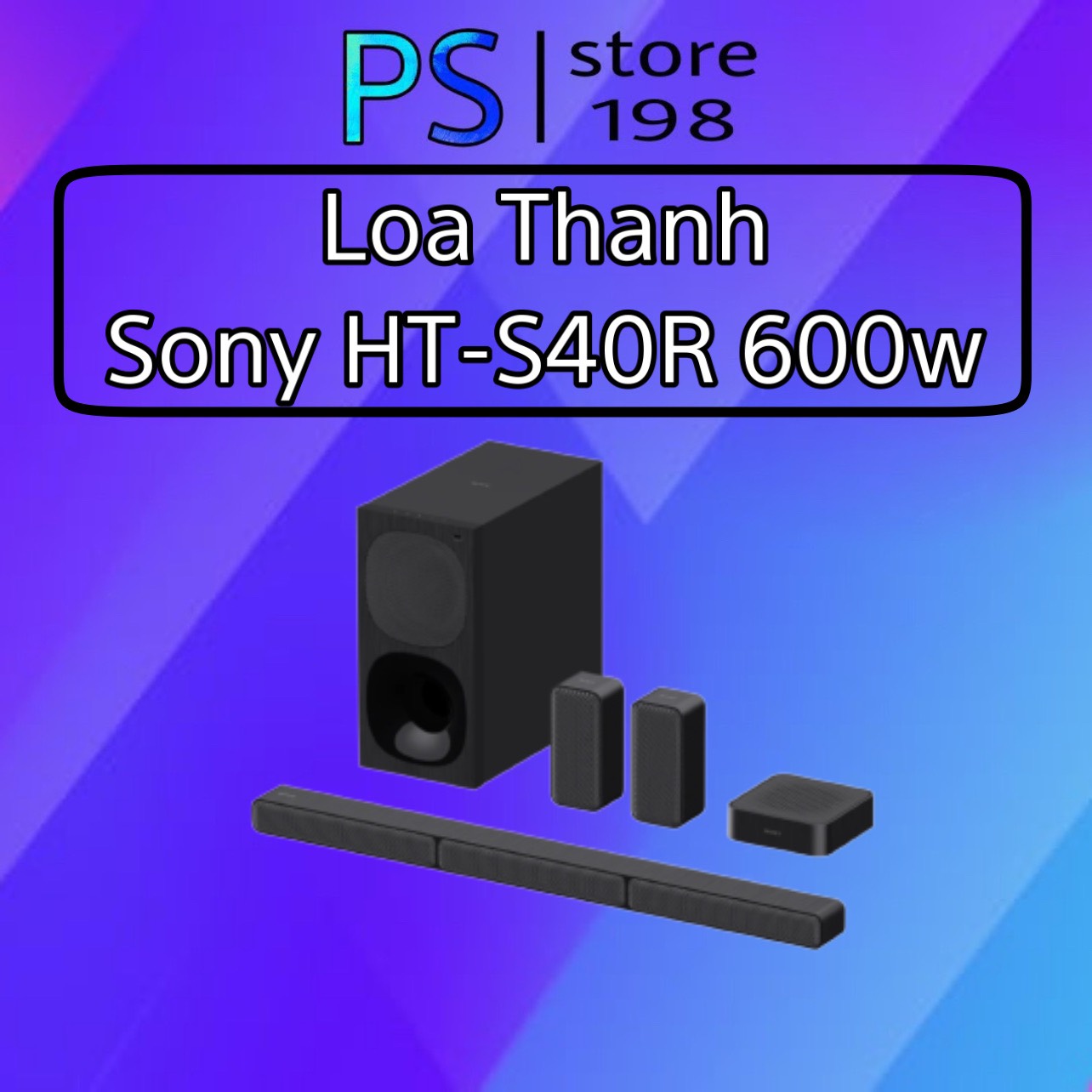 Dàn âm thanh Sony HT-S40R - Hàng Chính Hãng