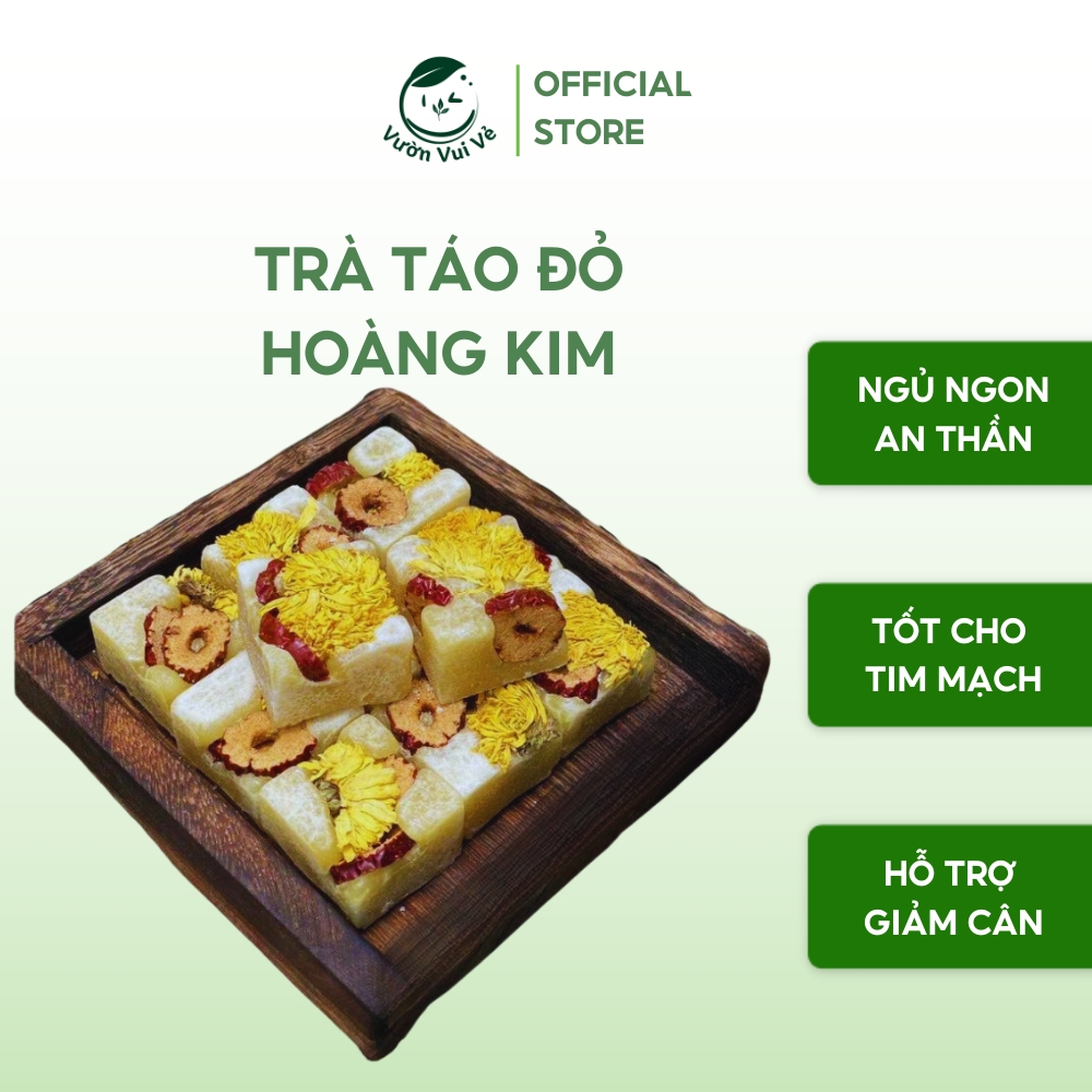 Trà táo đỏ hoàng kim thượng hạng - vườn vui vẻ