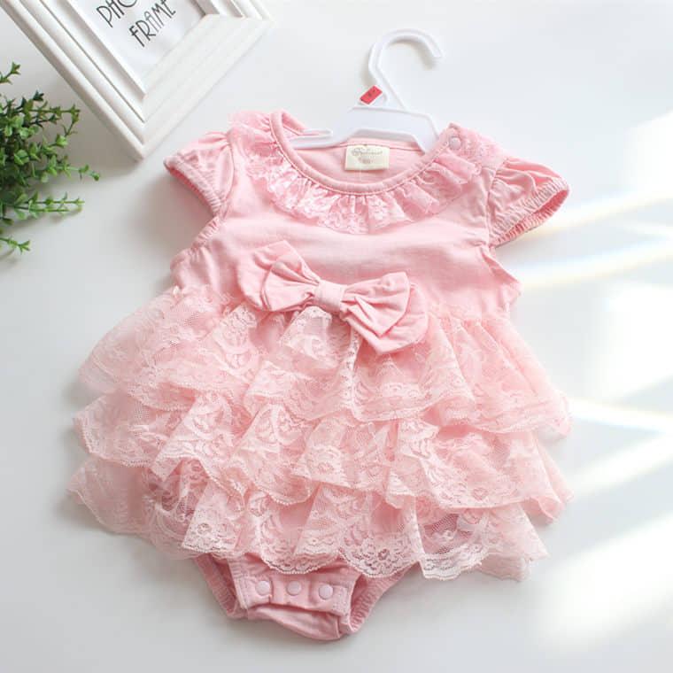 Body ren công chúa cho bé từ 0-12 tháng, tặng kèm tuban