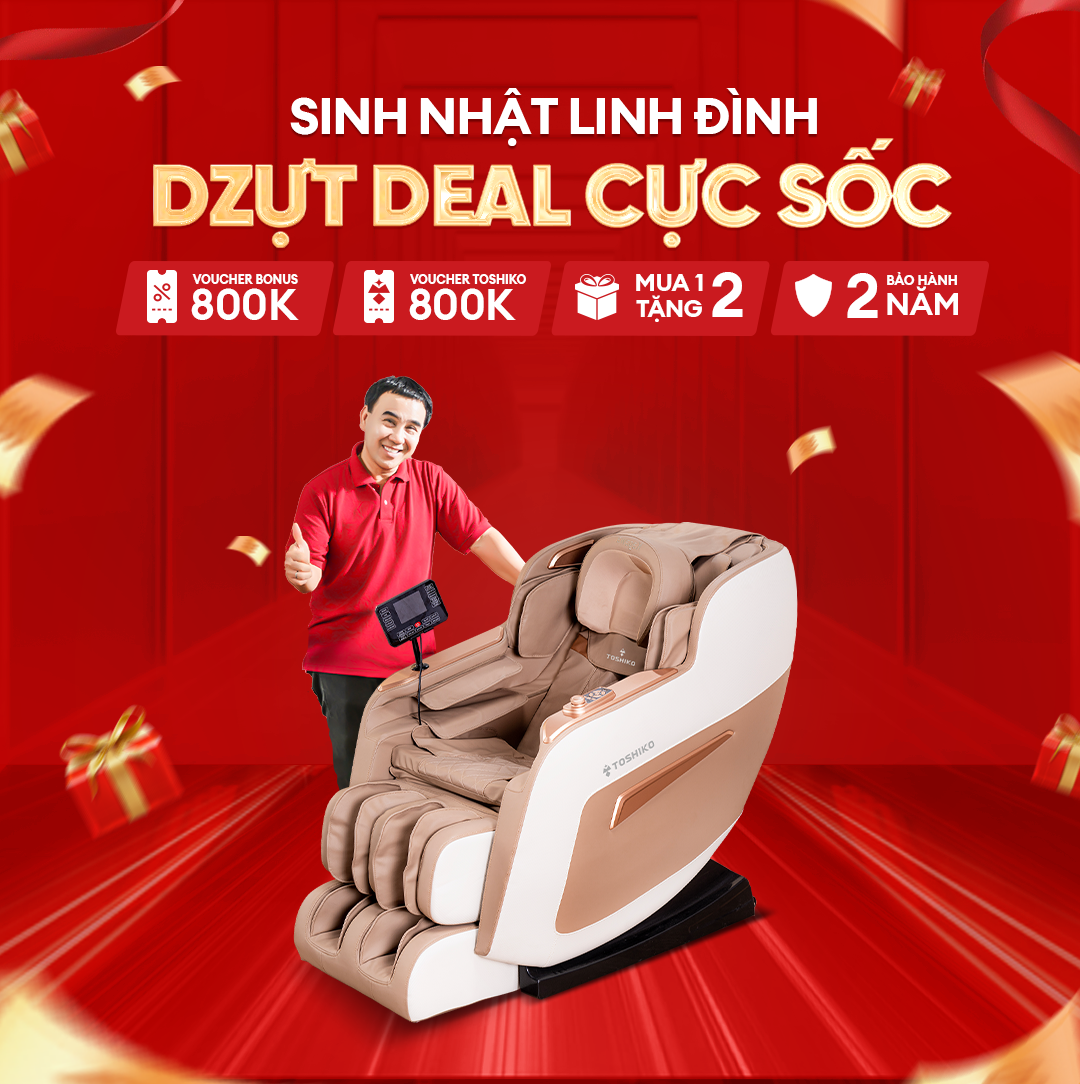 Ghế Massage Toàn Thân Đa Năng Cao Cấp Toshiko T81, Con lăn massage chuyên sâu cổ vai gáy, tổ hợp 15 bài massage chuyên sâu cùng công nghệ quét AI dò tìm huyệt đạo