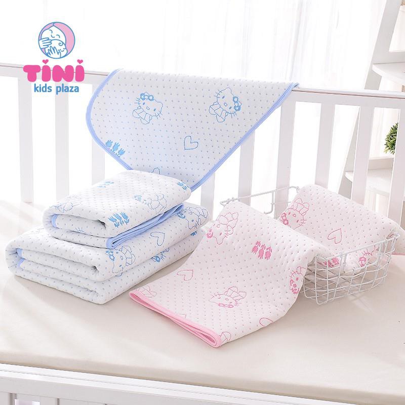 Tấm lót chống thấm cao cấp 4 lớp cho bé sơ sinh kích thước 50x70 cm - Miếng lót chống thấm chống tràn - TINI KIDS PLAZA