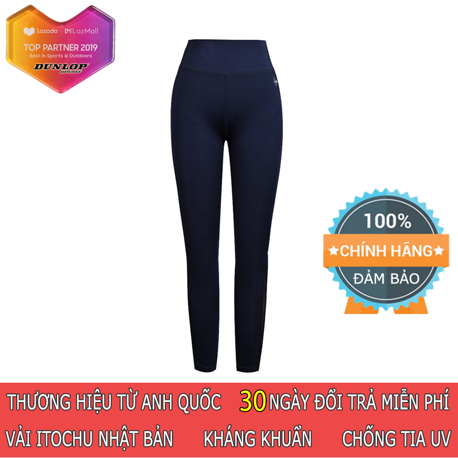 Quần Gym Nữ Dunlop - DQGYS9130-2D Thoáng khí co giãn tốt phù hợp vận động thể thao tập Gym Yoga