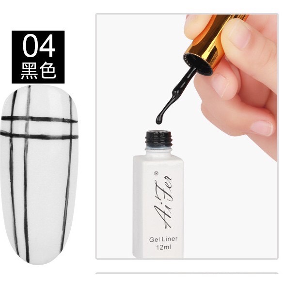 Cọ nét aifer - cọ nét gel vẽ móng