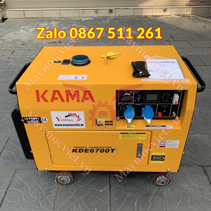 Máy phát điện kama 5kw chạy dầu tại Hà Nội