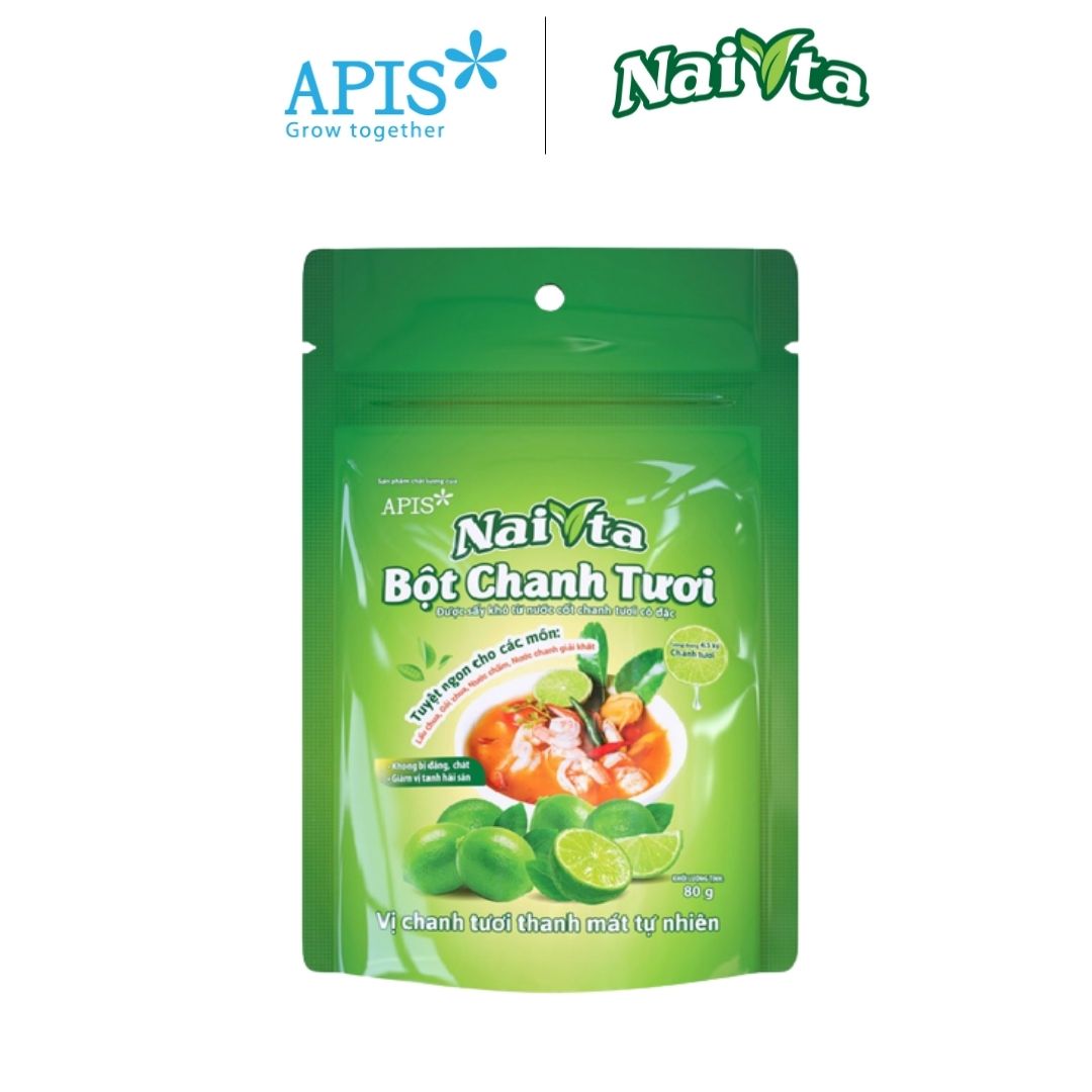 1 túi bột chanh tươi hiệu ciel - thay thế chanh tươi tự nhiên, dễ sử dụng 80g