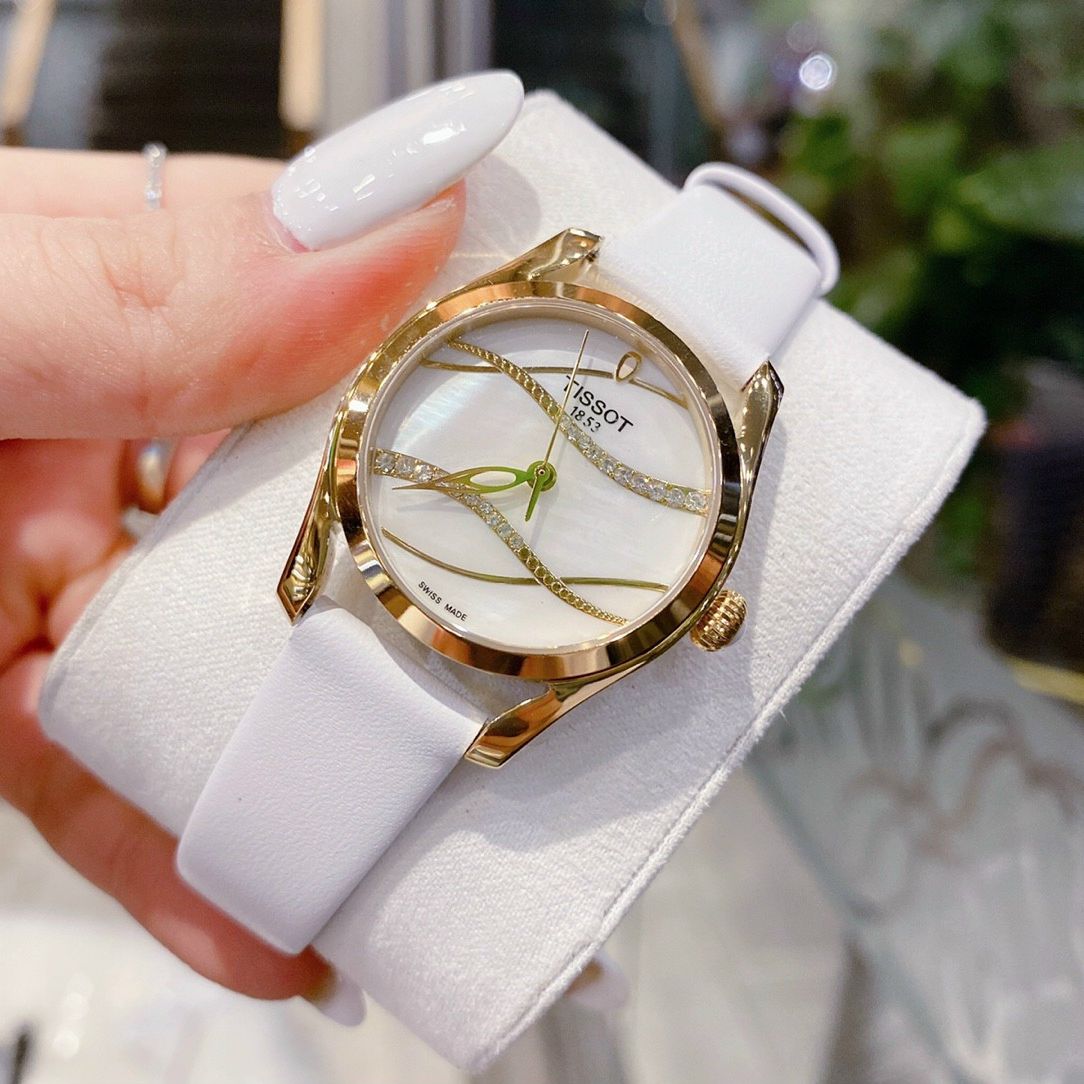 Đồng hồ nữ mặt tròn TI$$OT size 30mm fullbox dây da chống nước , vỏ thép không gỉ , thời trang cao cấp sang trọng