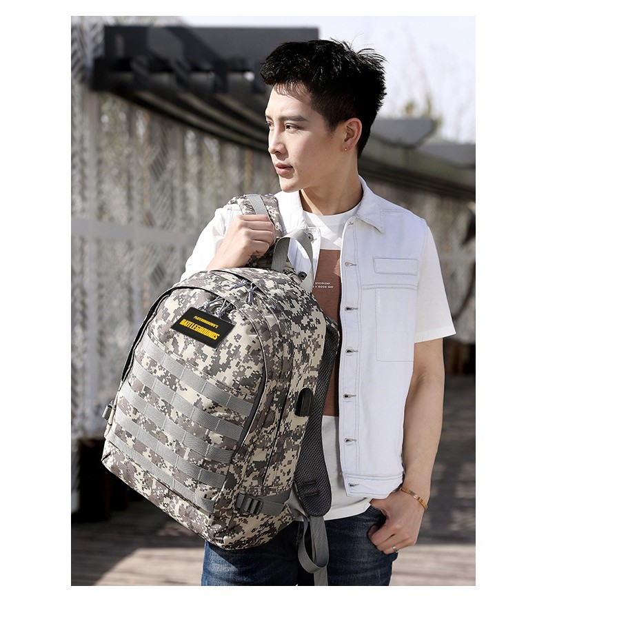 Balo 3 PUBG Size Chuẩn Tặng Móc Khóa PUBG - Balo Đủ Mầu Để Bạn Chọn Theo Sở Thích (Loot Liền Tay)