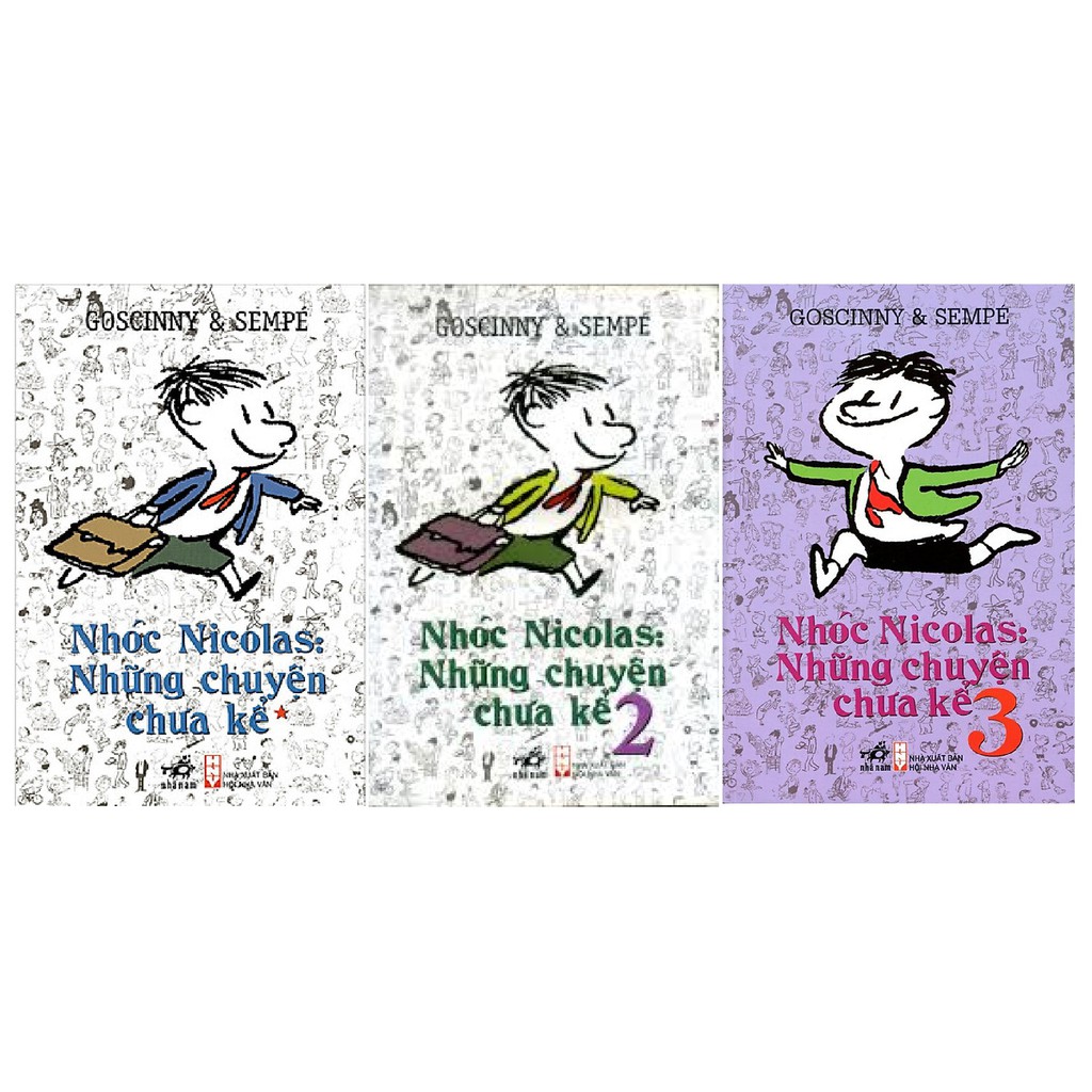 nguyetlinhbook Sách - Nhóc Nicolas: Những Chuyện Chưa Kể (Trọn Bộ 3 Tập).