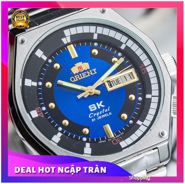 { SK ORIENT BẢN 3 NÚM CƠ NHẬT }{ BẢO TÍN ĐỒNG HỒ SHOP SỊN LAZADA }  Đồng Hồ Orient Sk Japan Automatic 3 Màu Lựa Chọn Đỏ, xanh nước biển đậm và Xanh lục bảo { bán buôn sk orient seiko patek }