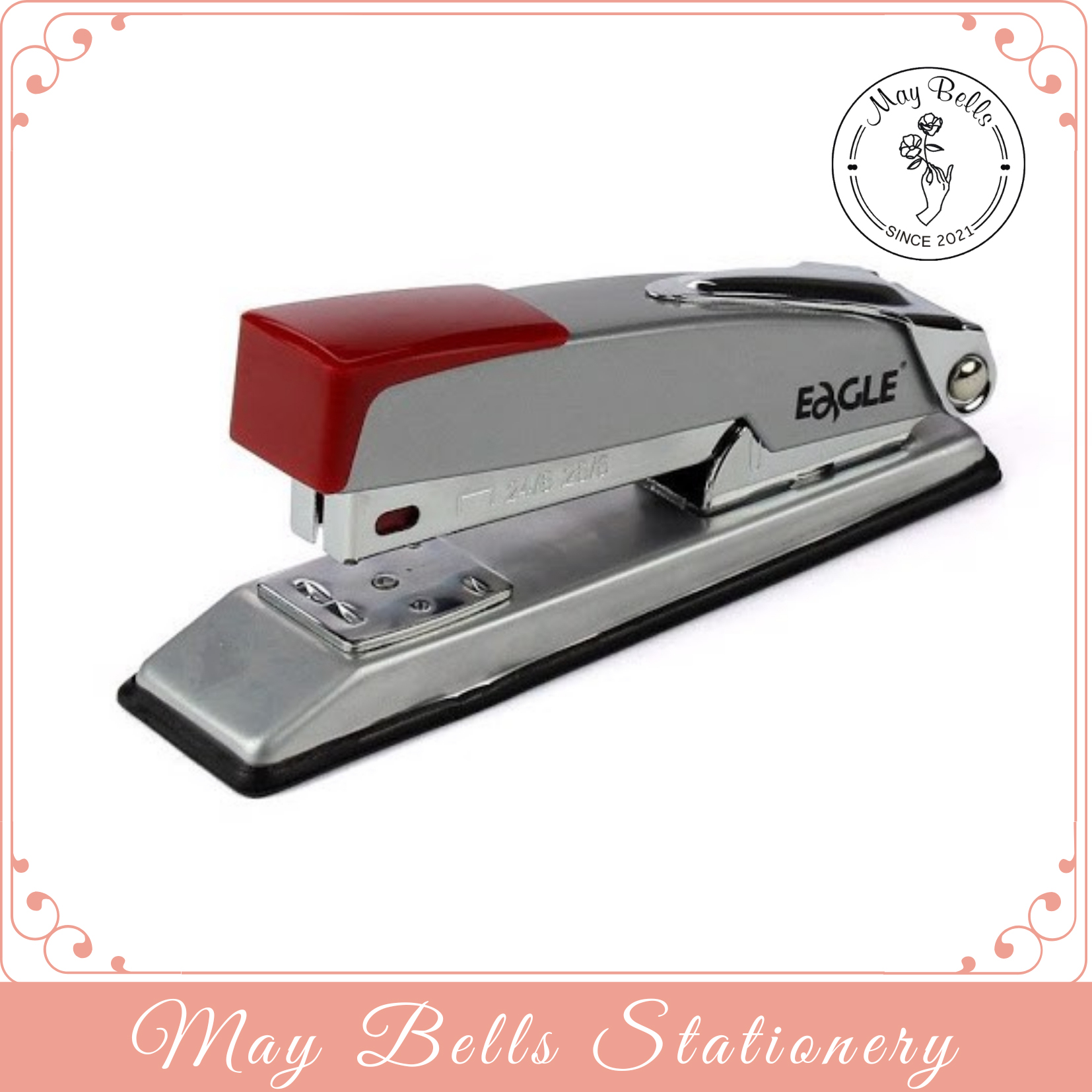 Bấm kim số 3 eagle 207, bấm kim đóng gáy tài liệu cầm tay loại trung bấm được 30 tờ