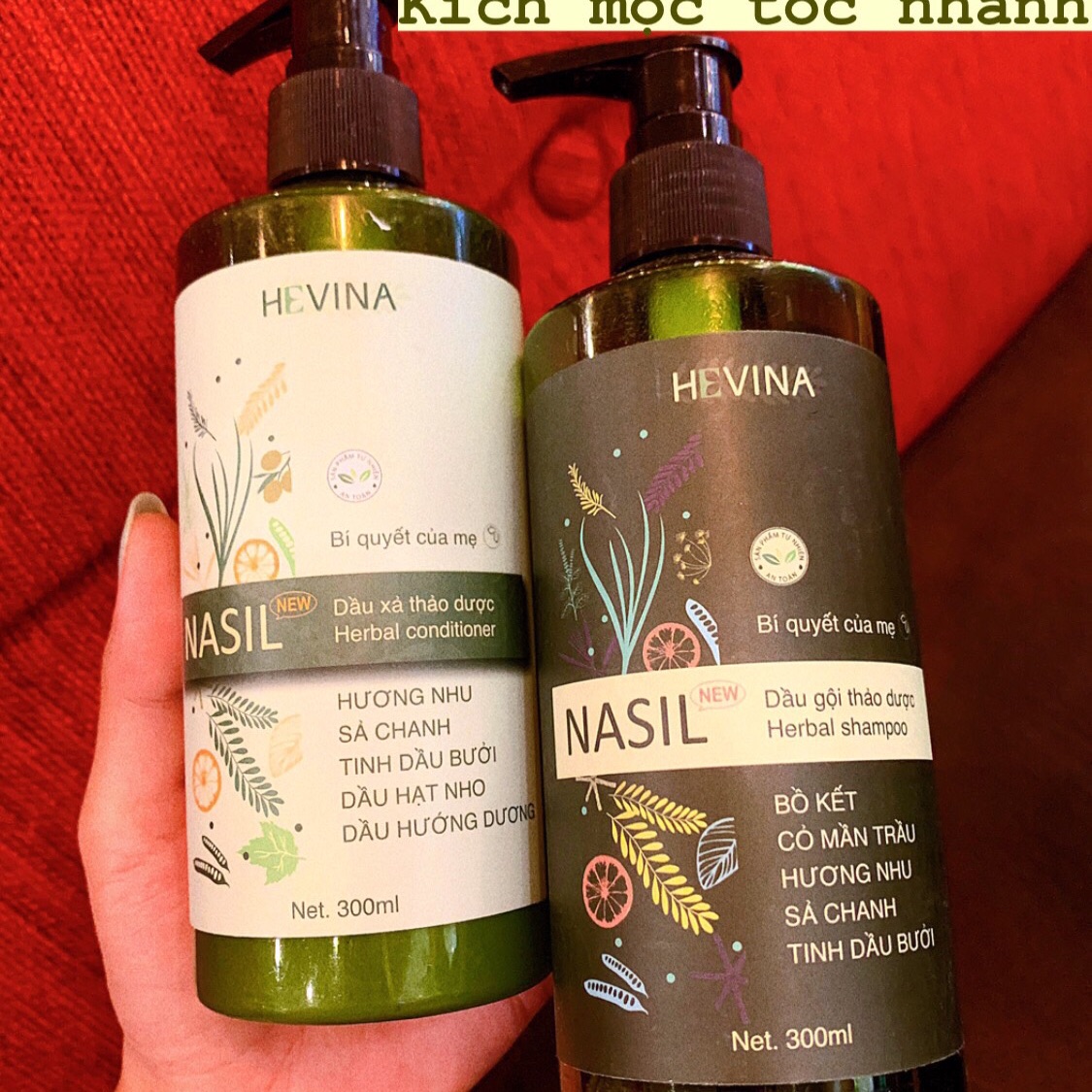 Dầu gội nasil bồ kết