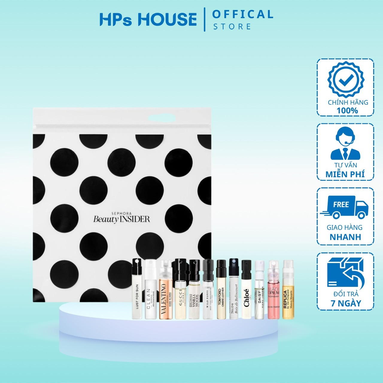 Nước hoa mini 12 chai - Set quà tặng Sephora