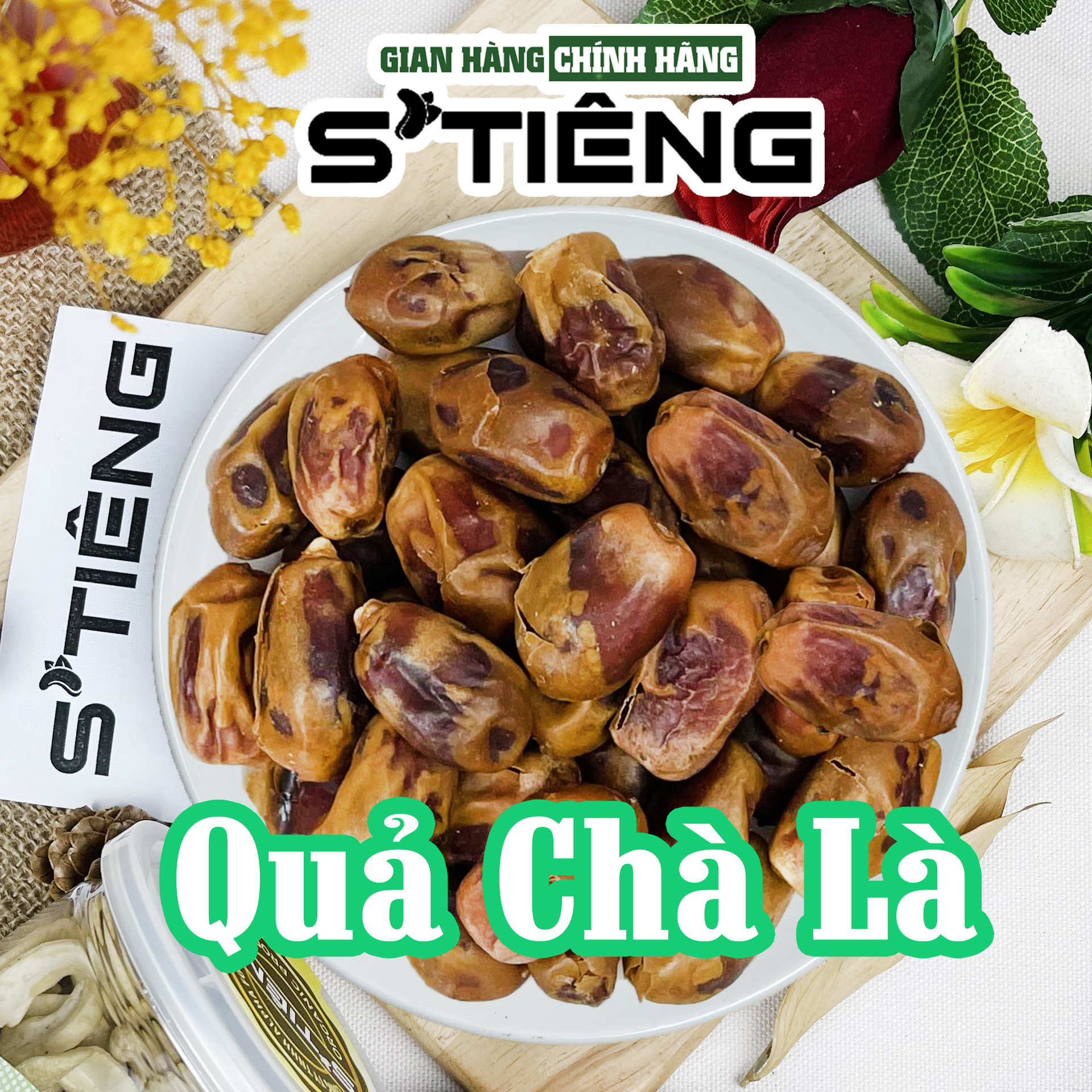Quả chà là sấy dẻo stiêng vị ngon ngọt tự nhiên