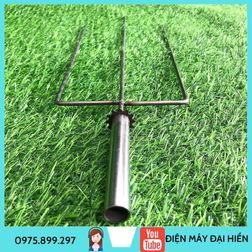 Xiên 3 chạc INOX nướng thịt bằng máy quay tự động cho máy 5 xiên - 7 xiên và 10 xiên