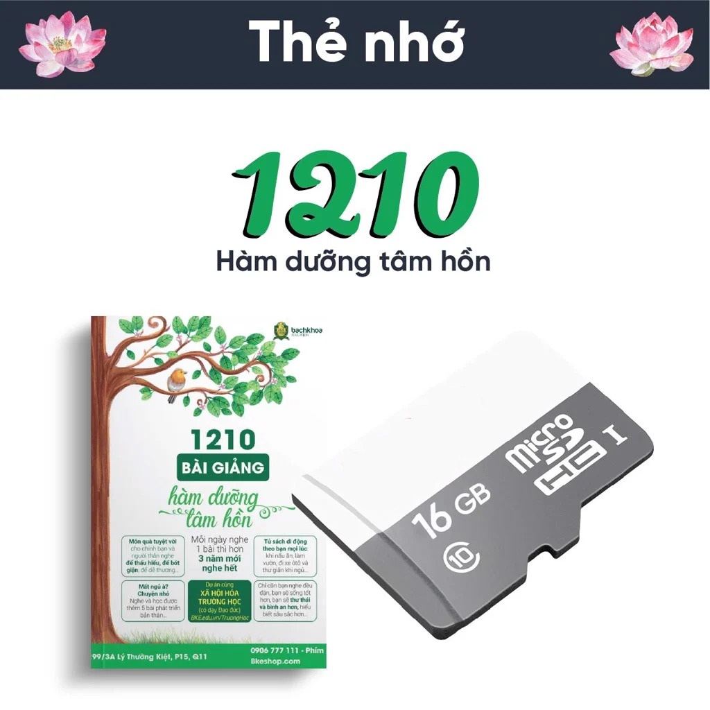 Thẻ Nhớ 1210 Bài Pháp Thoại Hàm Dưỡng Tâm Hồn - Đẫ Có Nội Dung