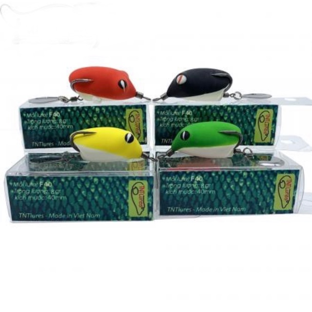 Mồi giả câu cá lóc F40 TNT lure, Nhái hơi câu cá lóc