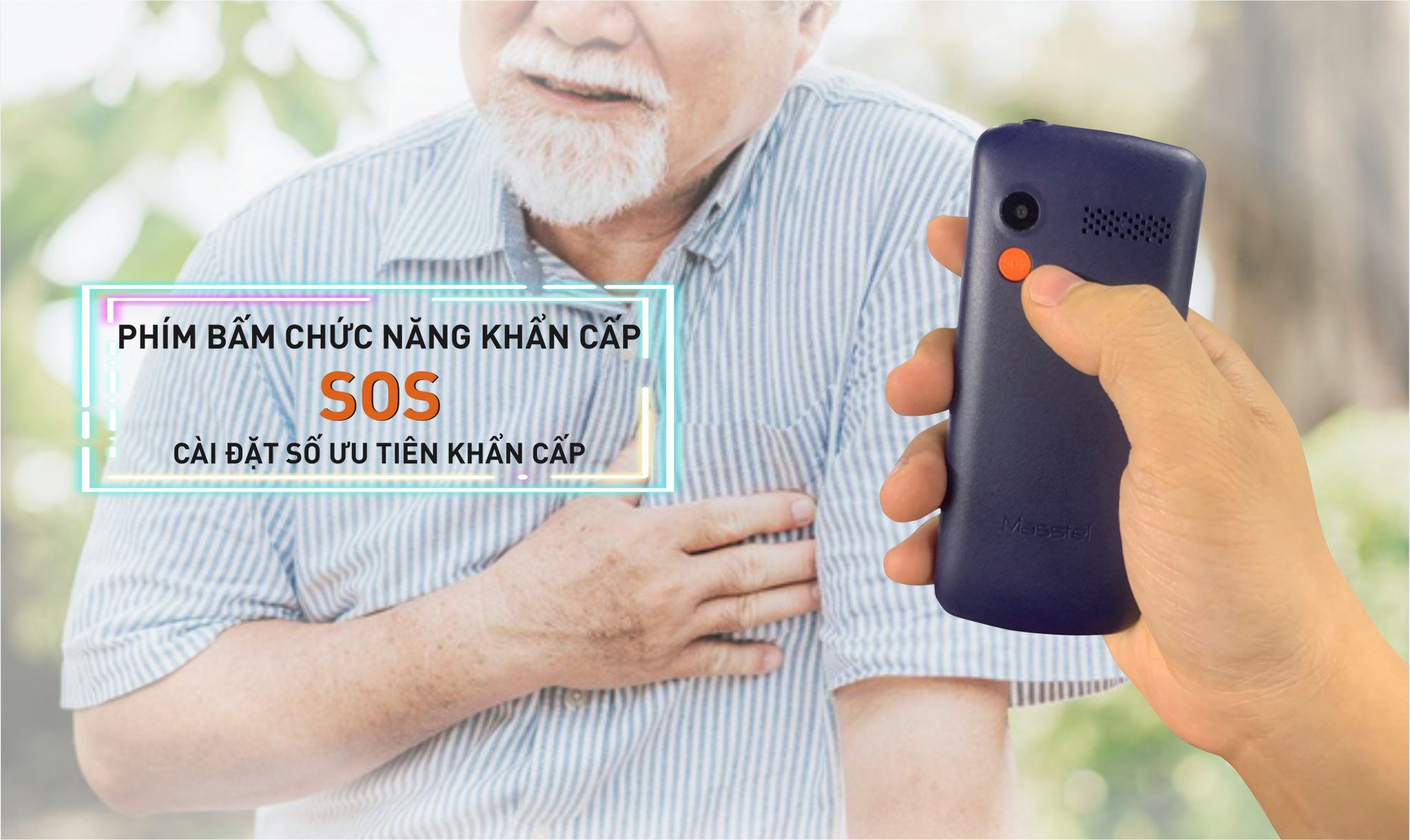 Điện thoại Masstel Fami 11 full hộp, chữ lớn cho người già