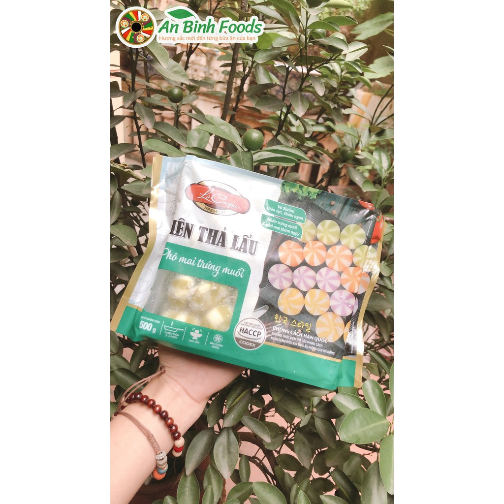 Viên thả lẩu phô mai trứng muối 500g