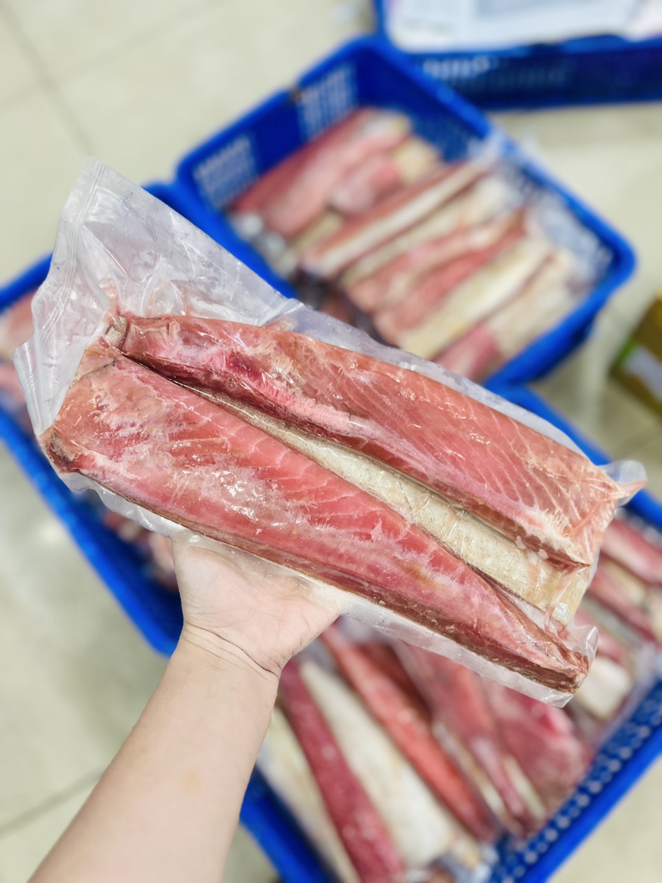 [GIAO NHANH 2H HCM] Giá Sỉ 1kg Lườn cá ngừ