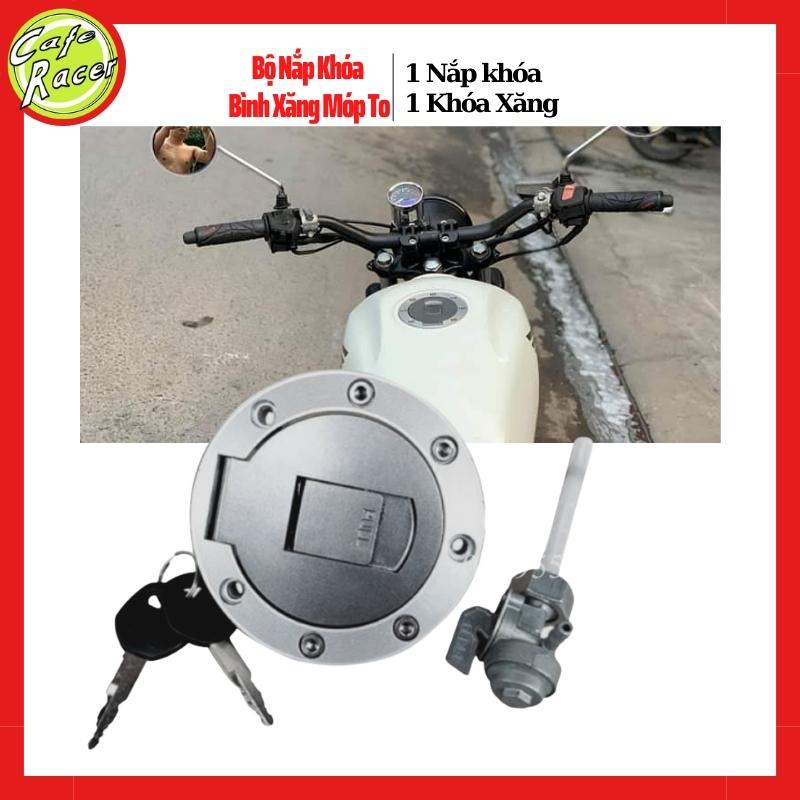 Bộ nắp khóa đầy đủ khóa nắp và khóa xăng cho bình xăng độ móp to gò lớn