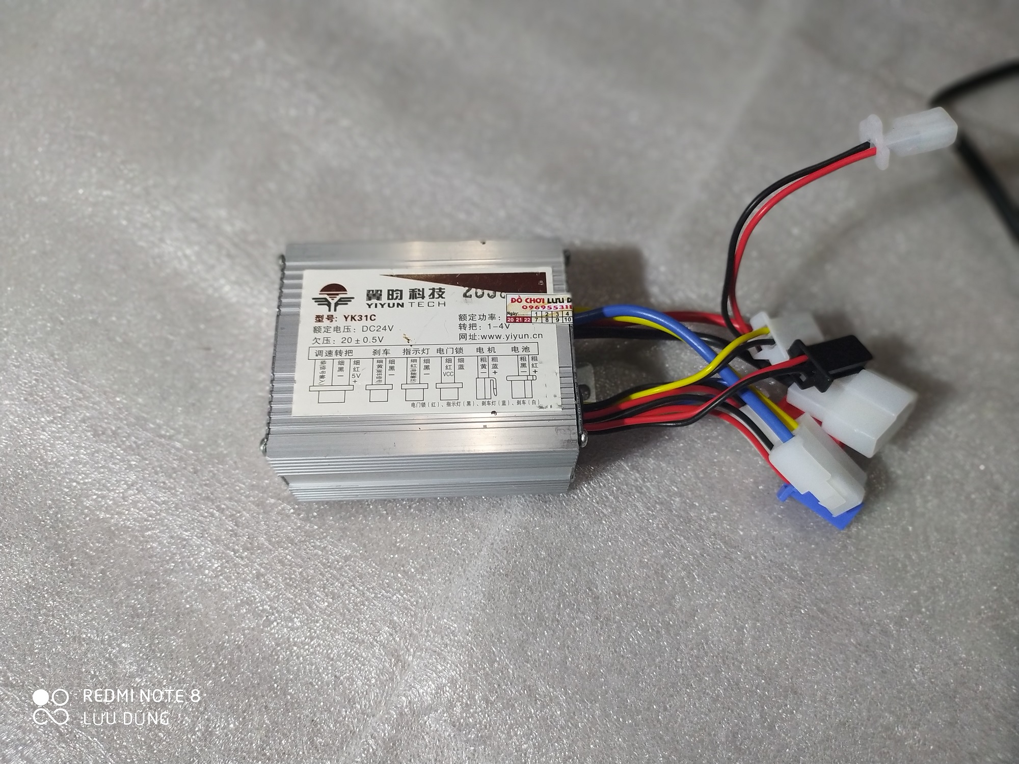 Ic 24v500w-36v500w cho động cơ chổi than