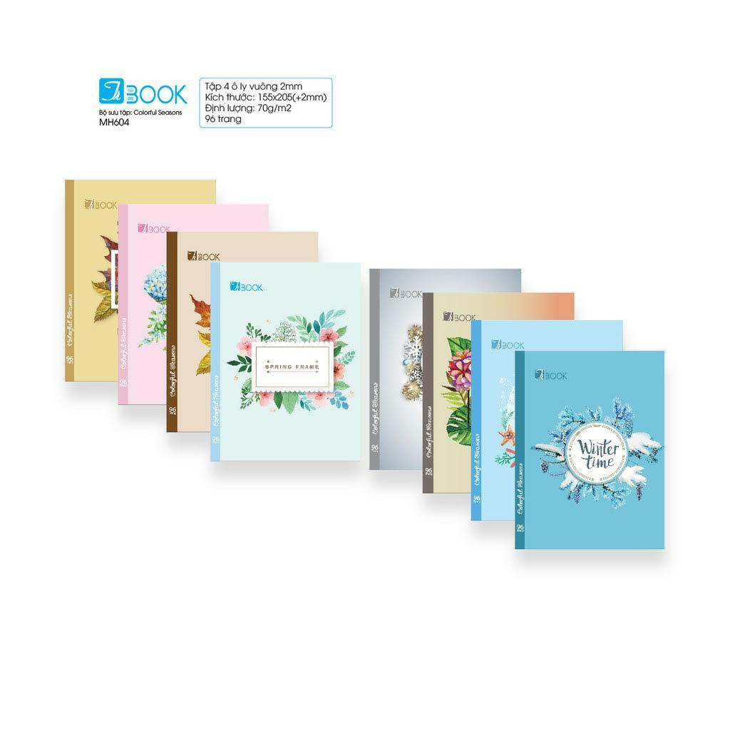 1 Quyển Tập hoc sinh kẻ ô ly 96 trang định lượng 70 80 100 trắng sáng không lem không thấm ra sau thương hiệu TaBook