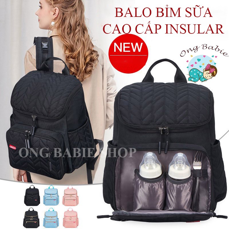 Balo Bỉm Sữa Mẹ và Bé Chống Thấm Fureli